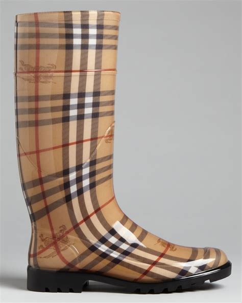 burberry moto rain boot|Burberry haymarket rain boots.